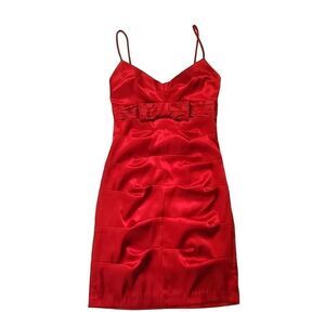 B. Darlin Red Formal Mini Dress